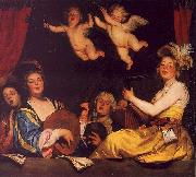 Gerrit van Honthorst The Concert oil